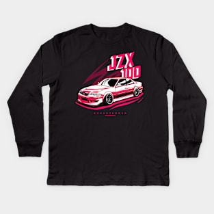 Chaser jzx100 jdm car Kids Long Sleeve T-Shirt